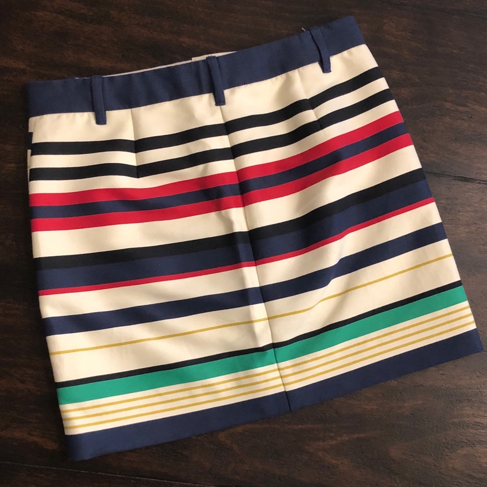 J Crew Striped Skirt - Picture 3 of 4
